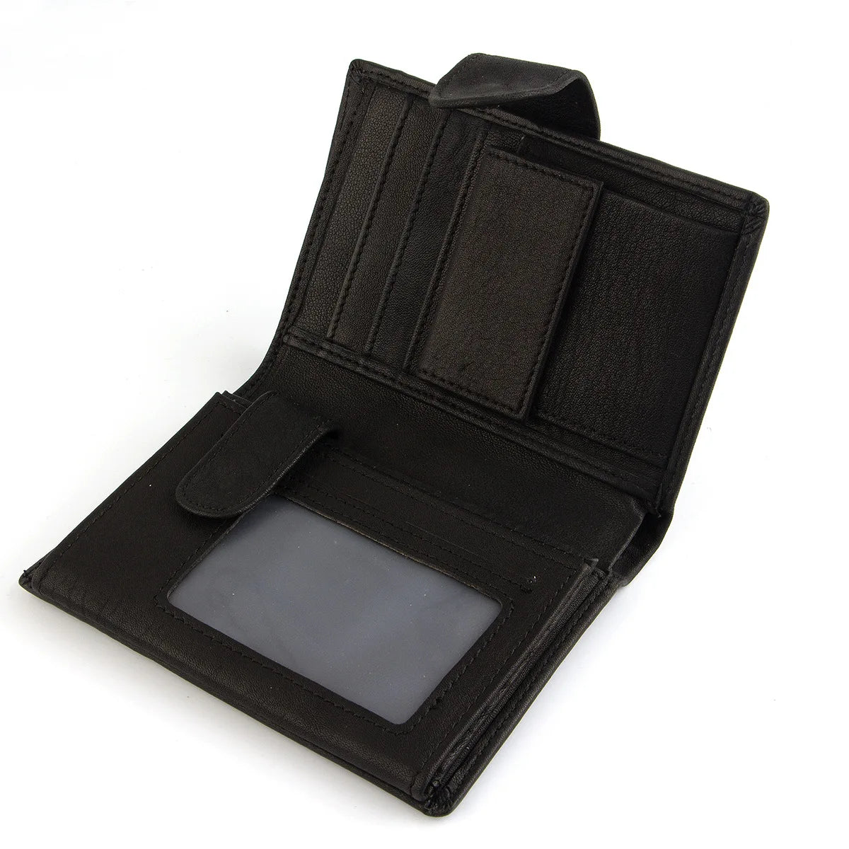 2022 New Leather Men Wallets Genuine Cow Leather 14 Card Holders Short Men Purse High Quality Male Wallet Can be Used Forever