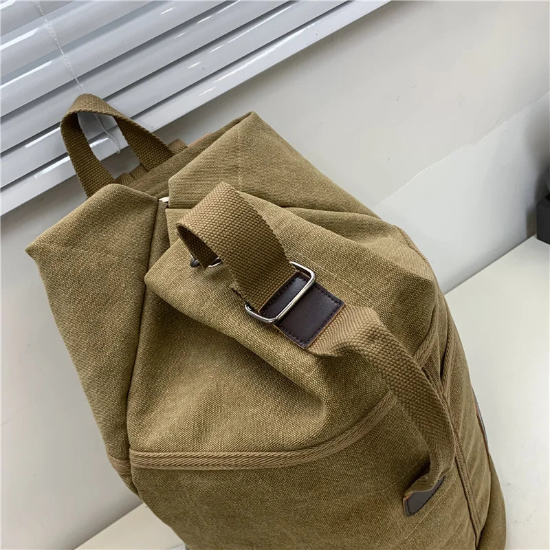 Sport Large Capacity Travel Backpacks Male Luggage Canvas Bucket Shoulder Bag Man Hiking Duffle Bags Men Rucksack Outdoor