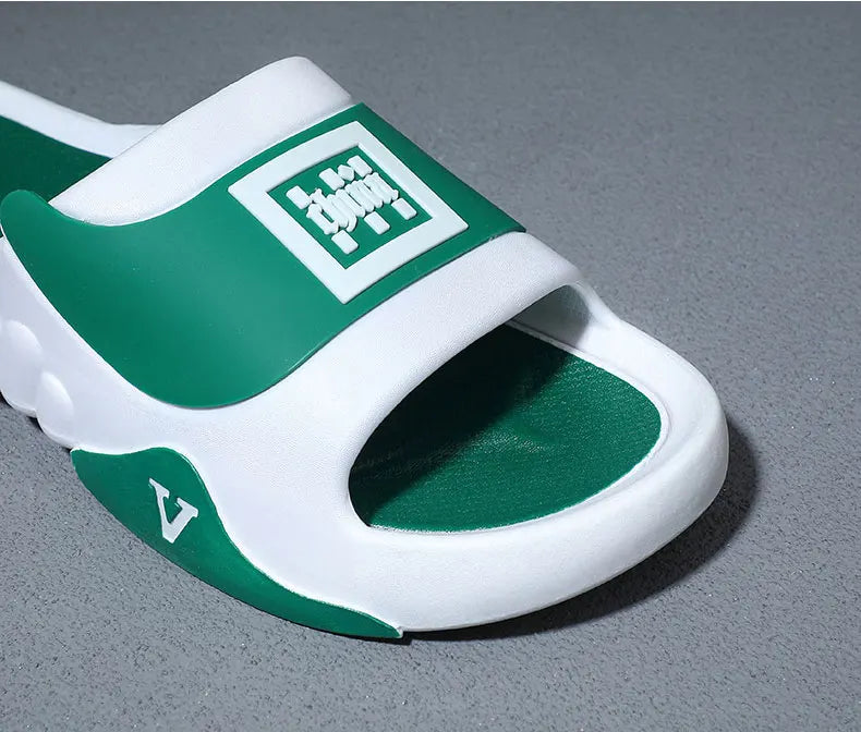 2025 NEW FS Wholesale Summer Soft Massage Bottom Outdoor Comfortable Flats PVC Mules Sport Shoes Men's Slides Slippers Sandals