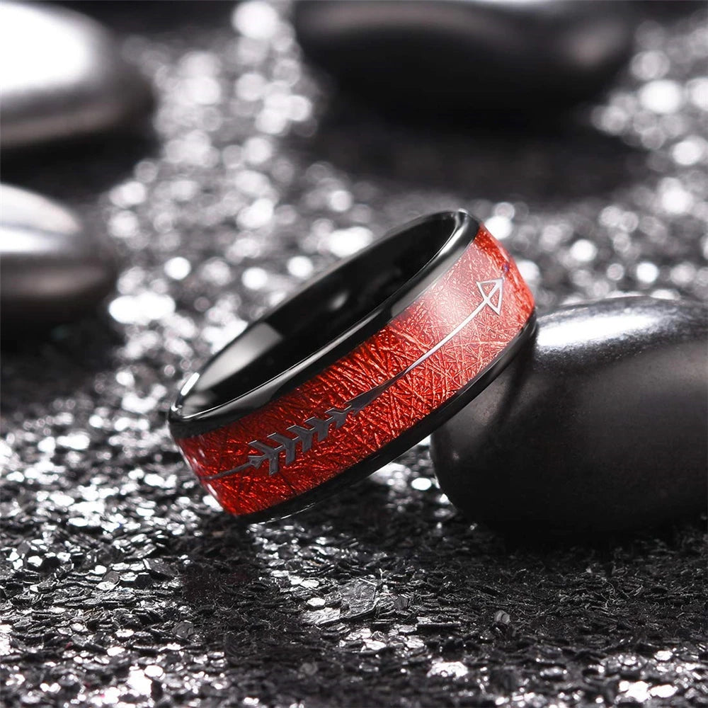 Fashion Viking Tree Of Life Stainless Steel Abalone Shell Rings For Men Odin Norse Viking Rune Rings Retro Amulet Jewelry Gift