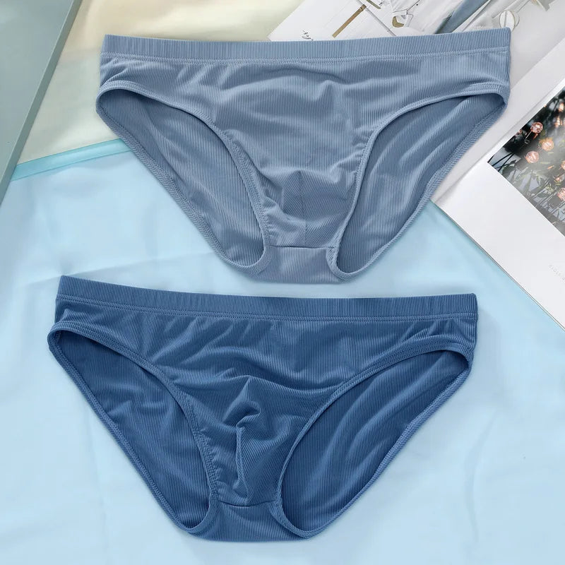 Summer Mens Briefs Sexy Underwear Panties  Breathable Solid Underpants Male Lingerie  Ropa Interior Hombre Cueca