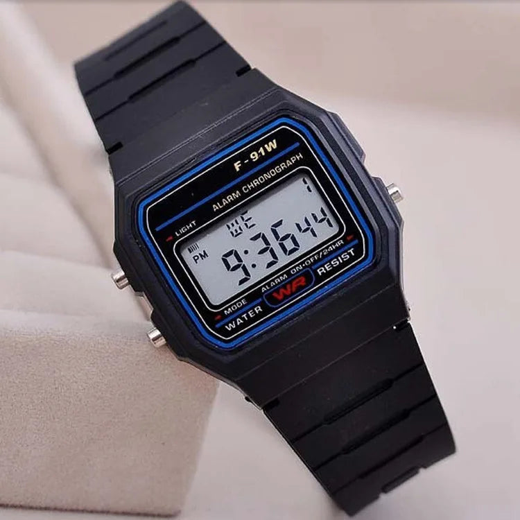 Women Men Unisex Watch Gold Silver Black Vintage LED Digital Sports Military Wristwatches Electronic Digital Present Gift Male