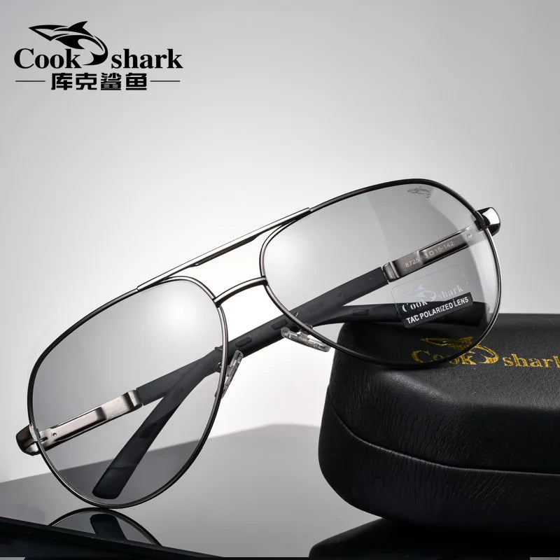 Cookshark sunglasses men's sunglasses tide polarized driving driver blue glasses