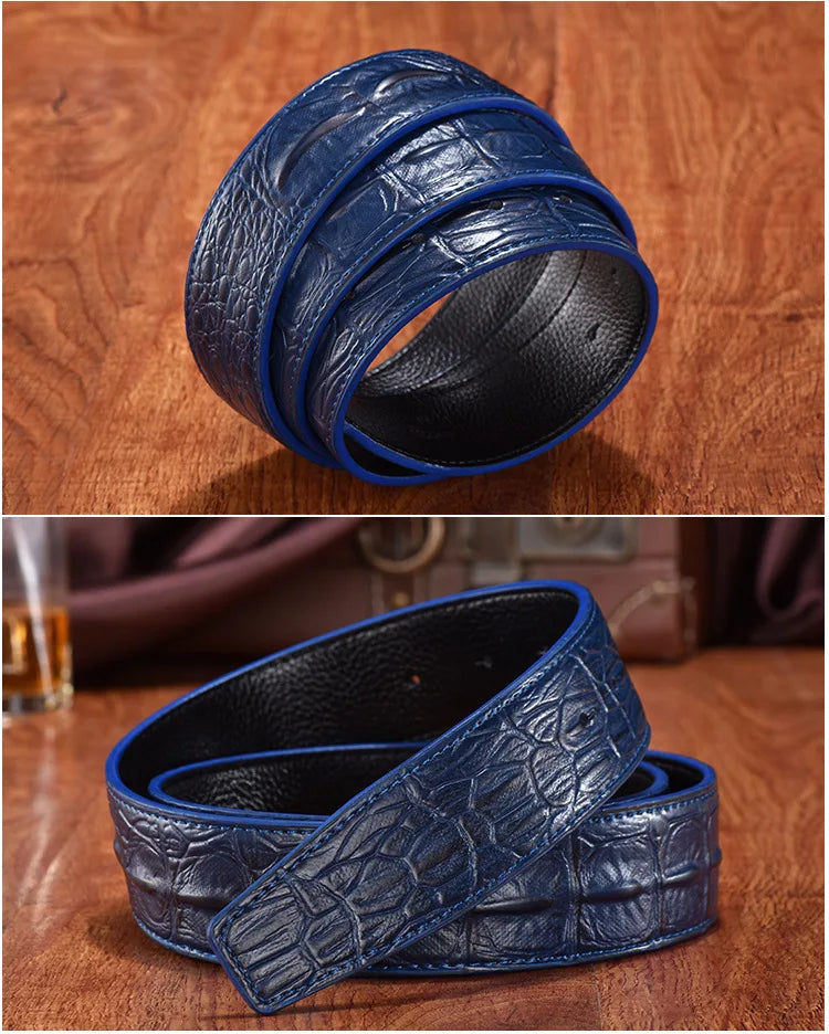 New Men Pattern Belt Belts Fashion Explosions Jeans with Men's Belts Designer Men High Quality Leather Belt 3.8cm 3 Color