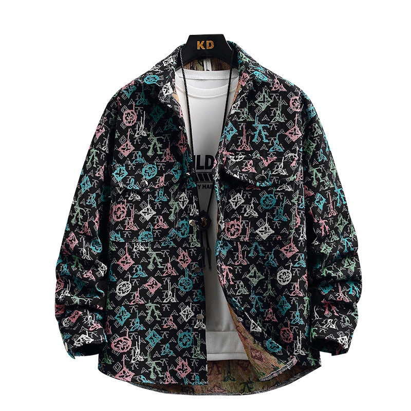 Personality Casual Lapel Shirt Coat