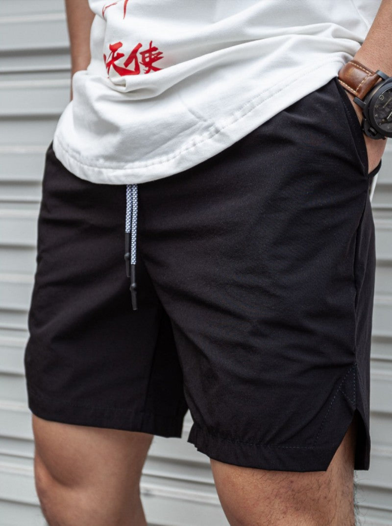 Men Hot Shorts Light Weight Thin Short Pants Running Squat Fitness Shorts Men GYM Wear Quick-drying Drawstring Shorts