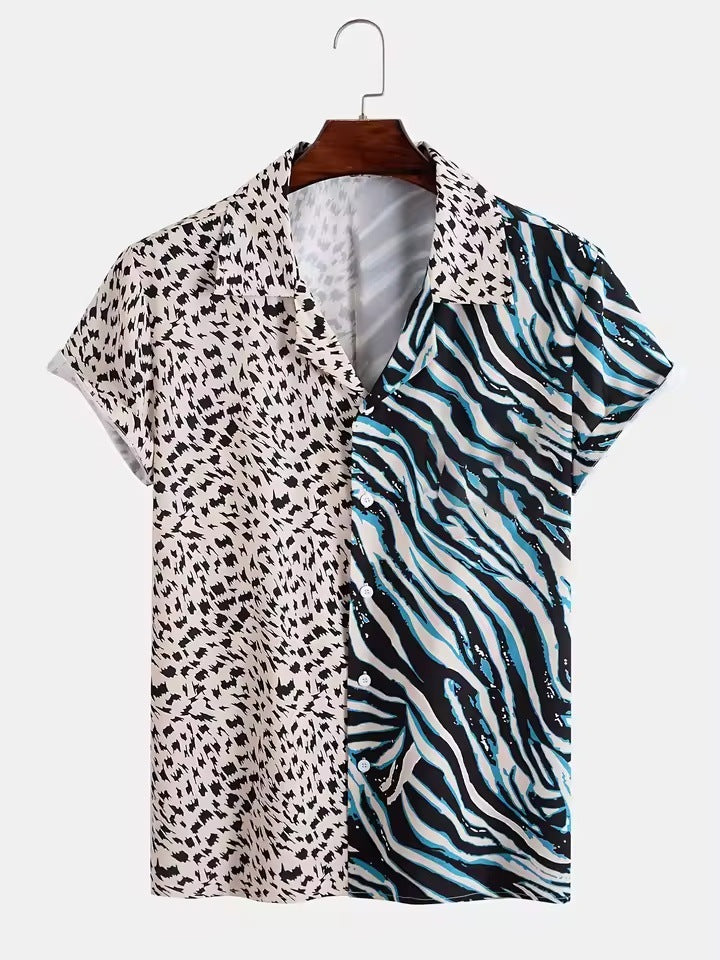 Hawaiian Vacation Clothing Men's Fashion Beach Style Shirt