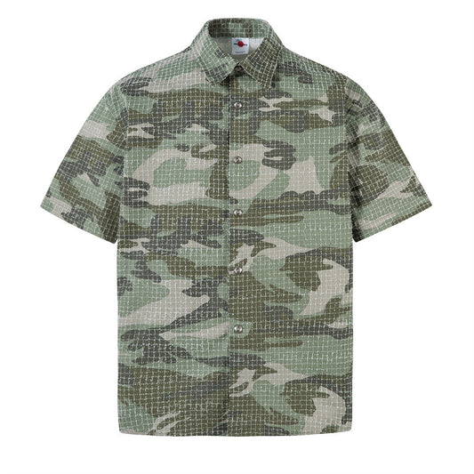 Men's American-style Retro Camouflage Short-sleeved Shirt