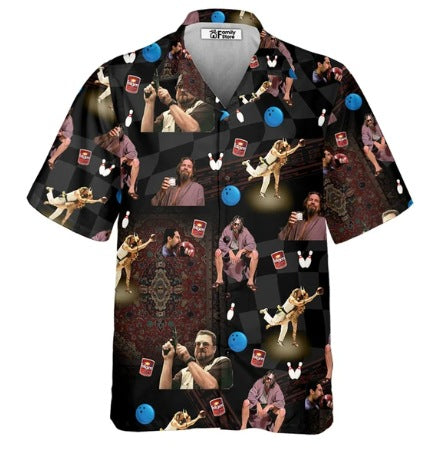 Acetate Fiber Men's Short-sleeved Shirt Stretch Printed Shirt