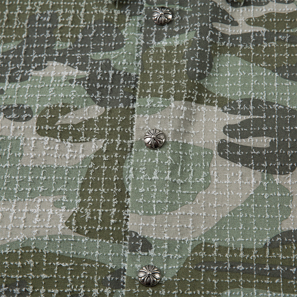 Men's American-style Retro Camouflage Short-sleeved Shirt