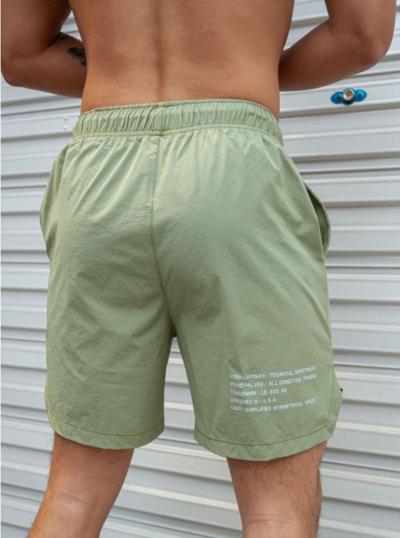 Men Hot Shorts Light Weight Thin Short Pants Running Squat Fitness Shorts Men GYM Wear Quick-drying Drawstring Shorts