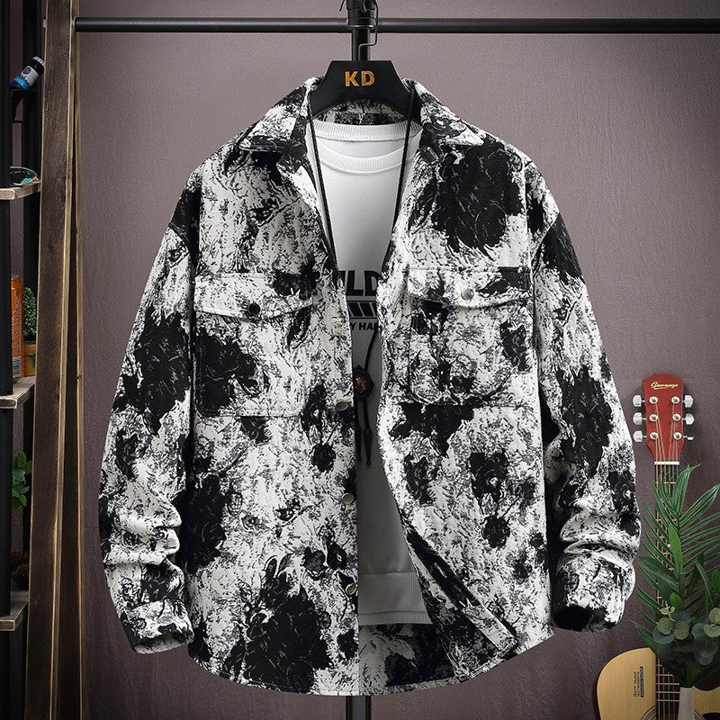 Personality Casual Lapel Shirt Coat