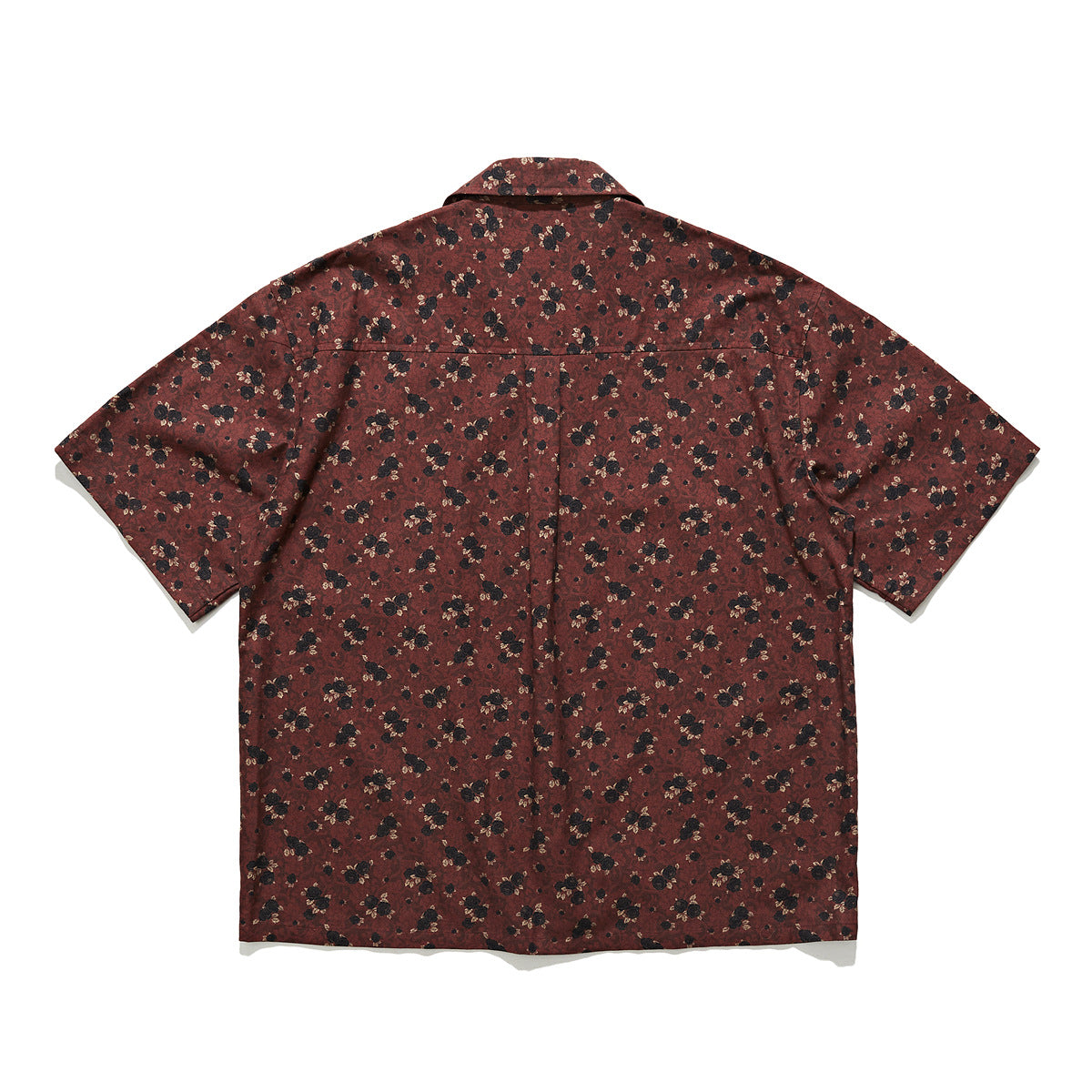 Summer New Retro Printed Shirt Men's Short Sleeve