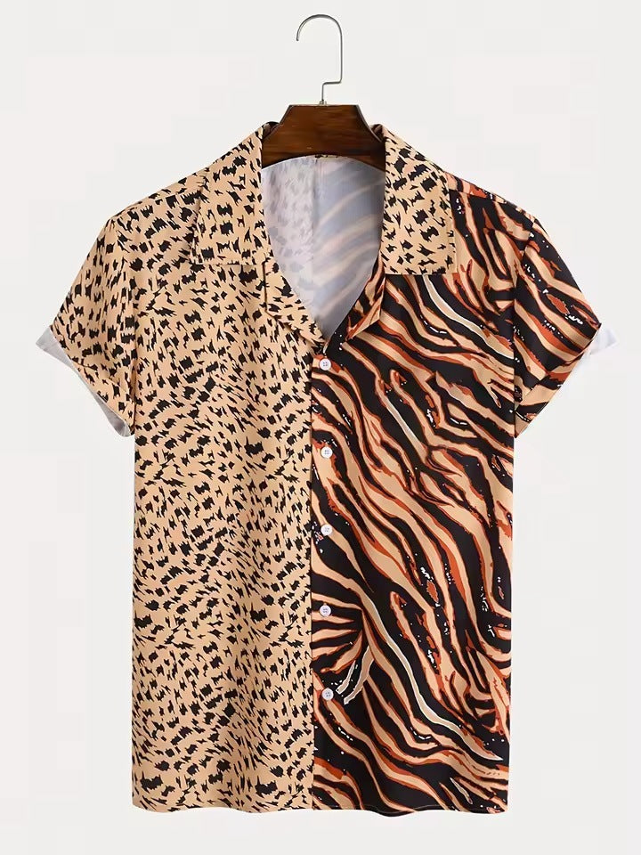 Hawaiian Vacation Clothing Men's Fashion Beach Style Shirt