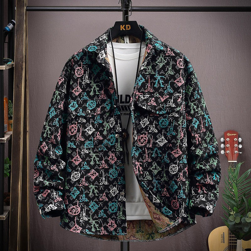 Personality Casual Lapel Shirt Coat