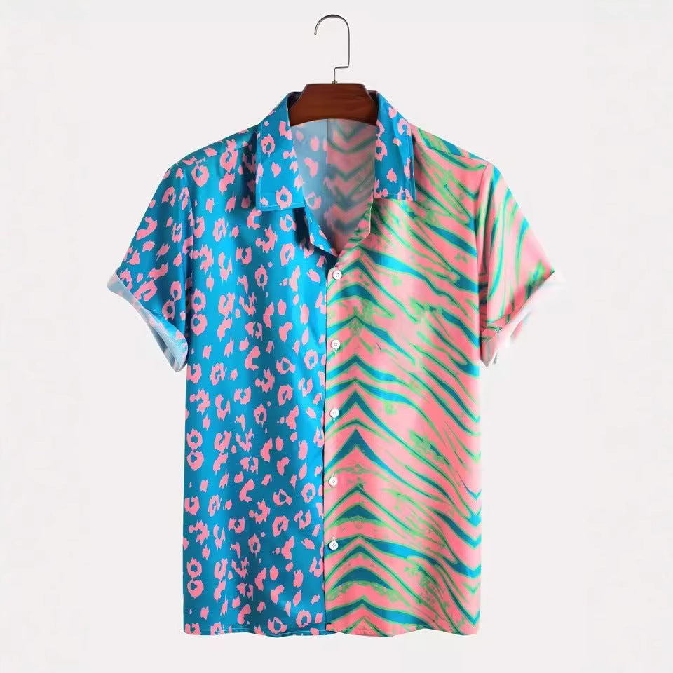 Hawaiian Vacation Clothing Men's Fashion Beach Style Shirt