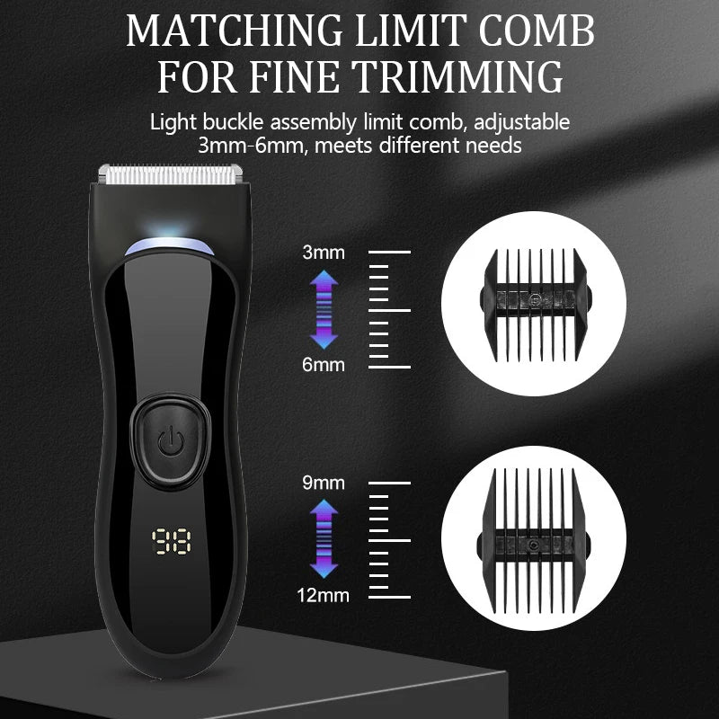 Electric HairClipper Men Haircut Machine Beard Machine Shaving Body Hair Trimmer Clippers Barber Gentleman Shaver Washable