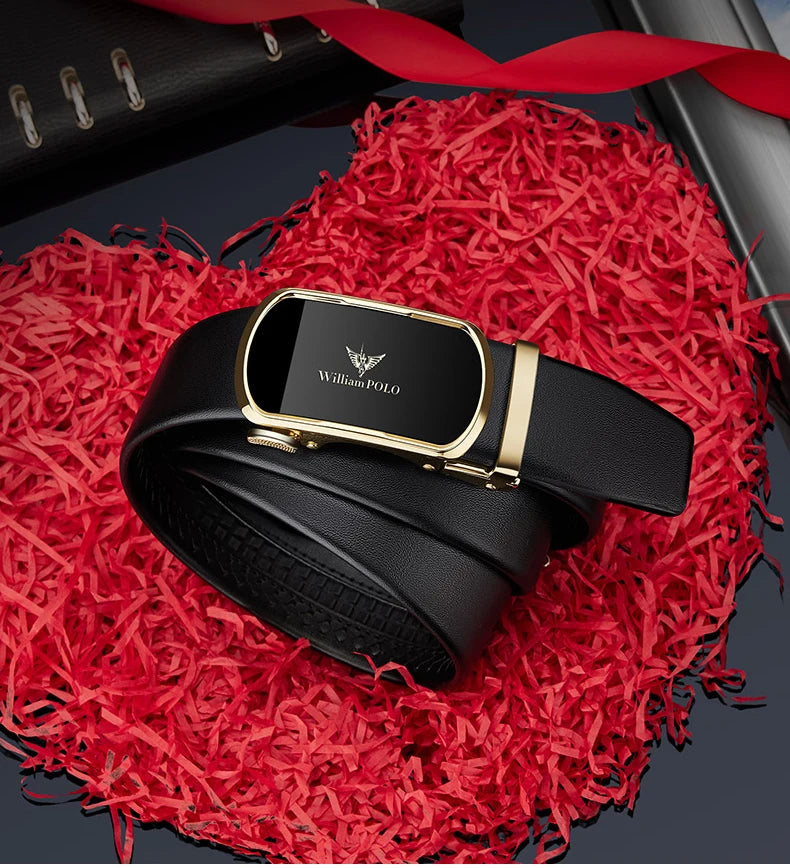 Men Belts Luxury Brand Designer Automatic Buckle Belt  Business Casual Dress Belts Gift for Men