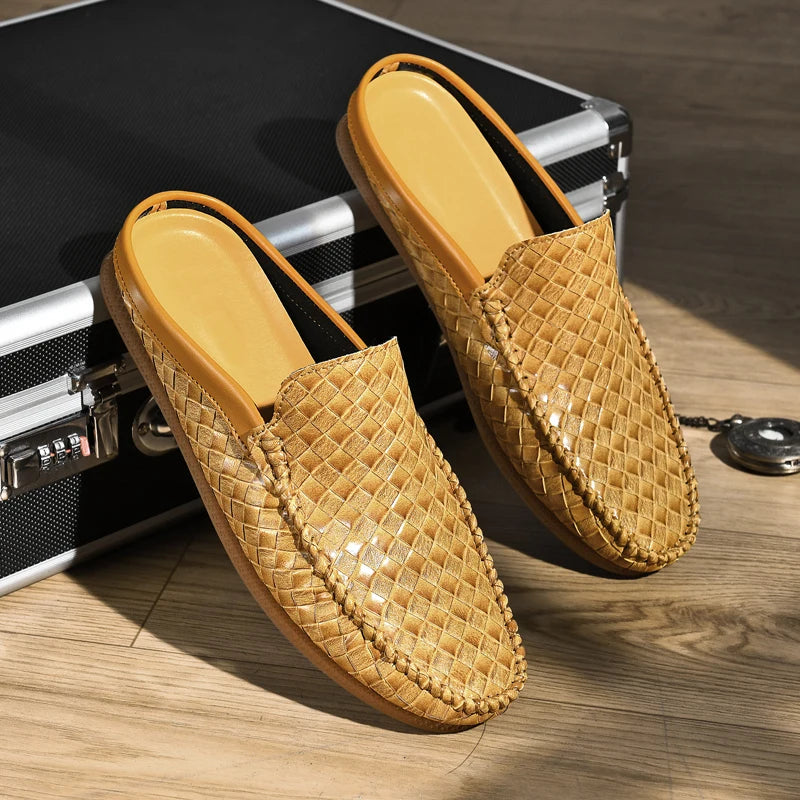 Luxury Brand Flat Shoes for Men Offer Cheap Original Men's Shoes 2024 Shose Brand Replica Summer Men's Sneakers Natural Leather