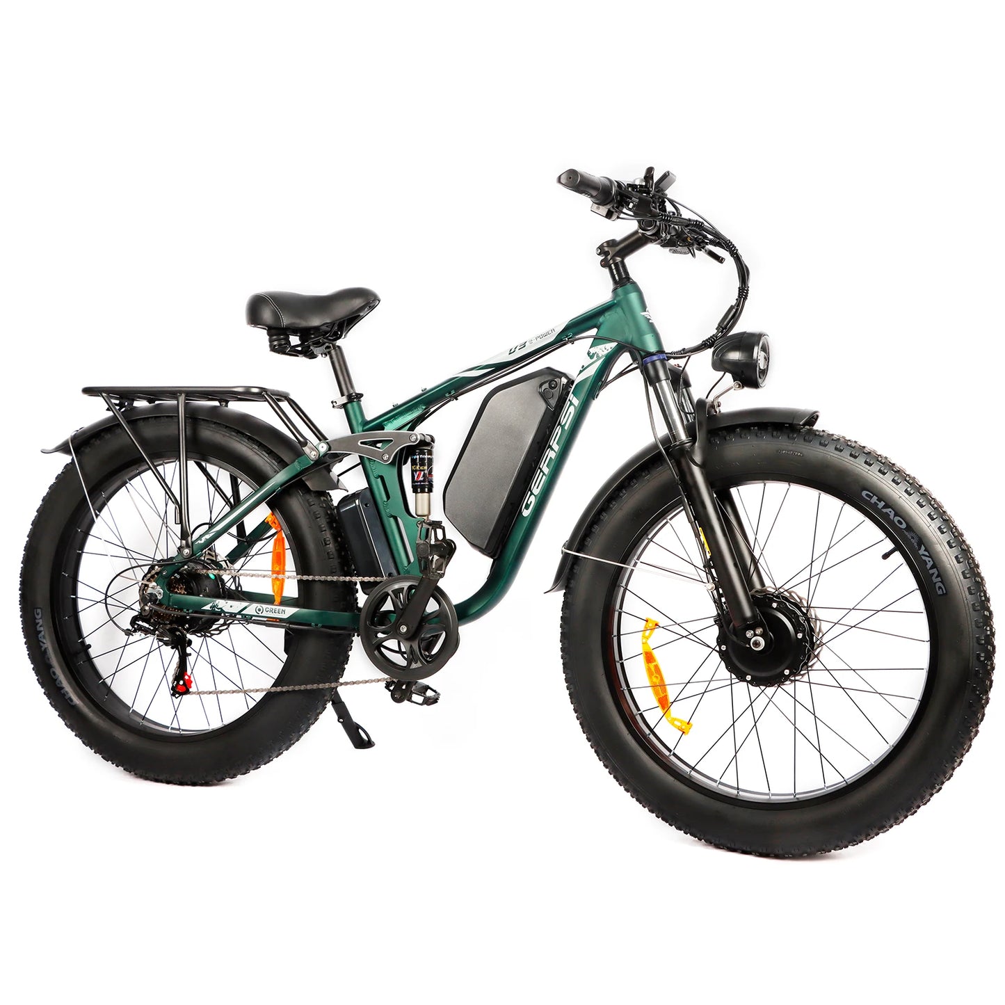 3000W High-Power Electric Mountain Bike BAOLUJIE DP-2603 - 48V 25AH Large Battery 26-Inch Wide Tires