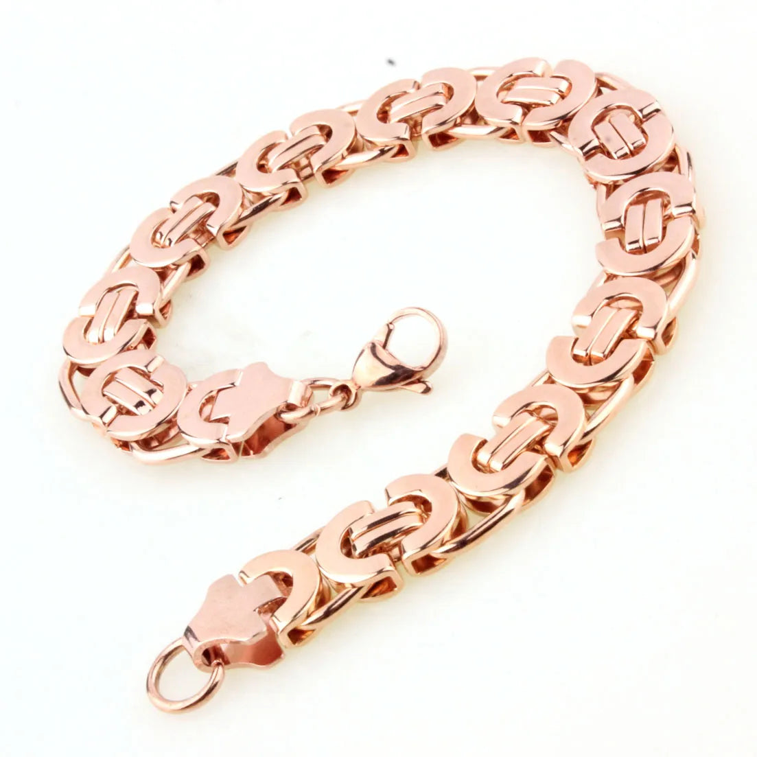 Factory Price! Fashion Men Bracelets Jewelry Punk Retro Byzantine Style Stainless Steel Bracelet Chains&Links Cool Party Gift