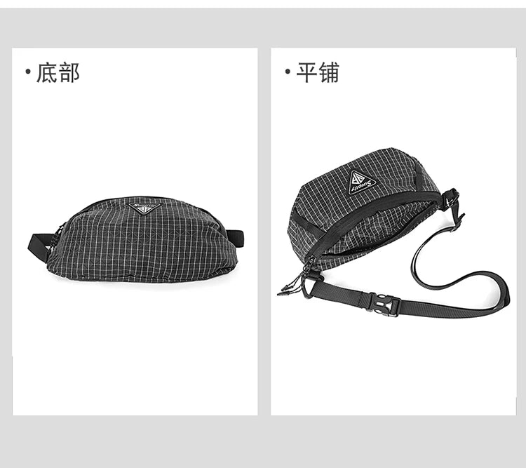 Outdoor hiking backpack - Large capacity, lightweight, expandable chest bag. Suitable for both men and women. Includes hiking eq