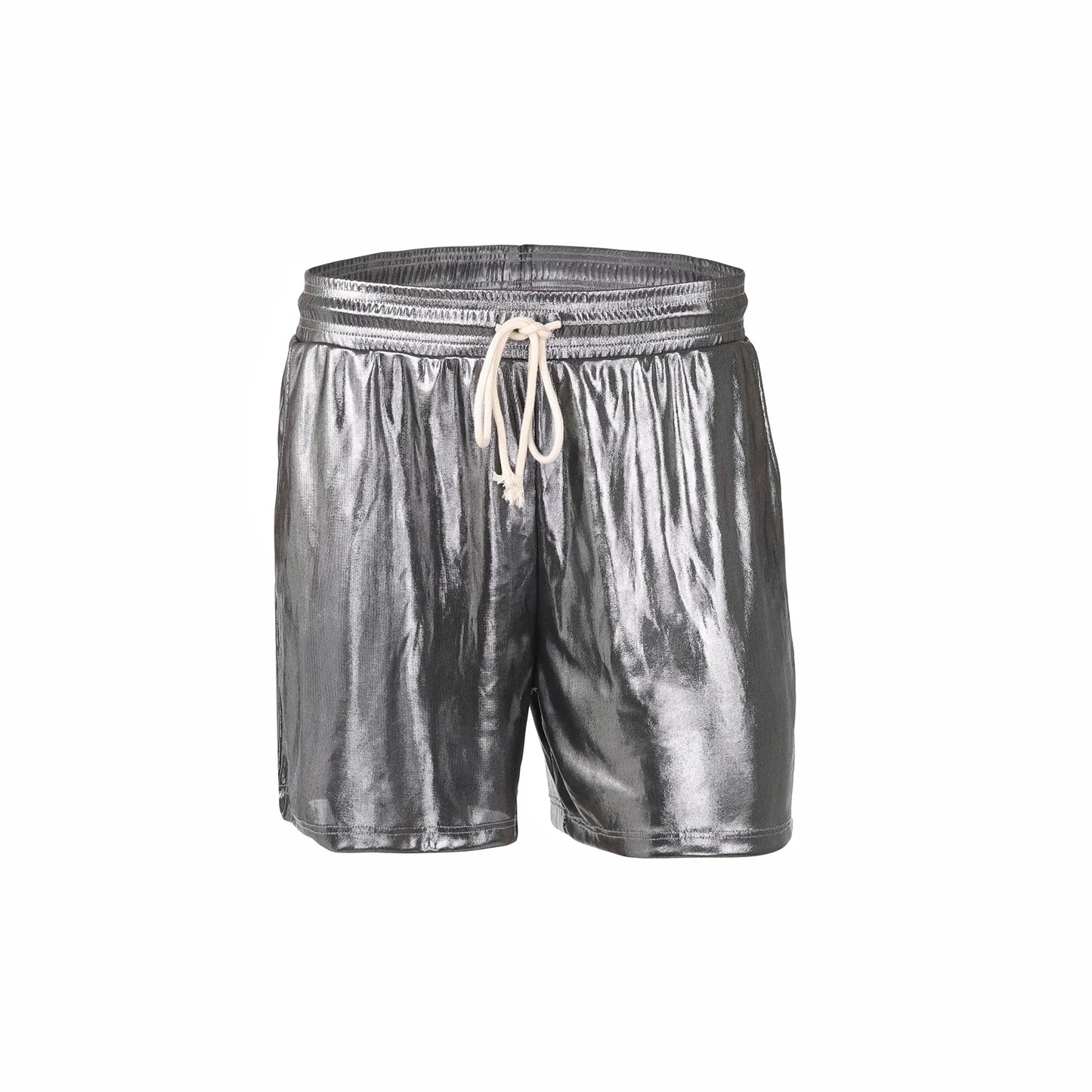 Casual Shorts Men's Running Sports Shorts Man Shiny Gym Fitness Basketbal Sportswear Ultra-thin Short Pants Jogging Sweatpants