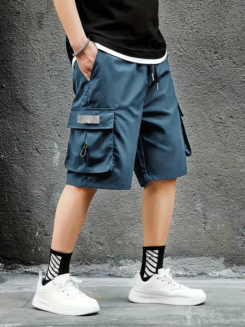 Men's Cargo Shorts, Outdoor, Travel, Casual Sports, Large Pockets, Durable and Comfortable Fabrics, Thin Shorts for Outings 17