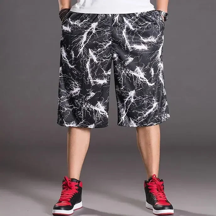 Male Short Pants Basketball Long Quick Dry Men's Shorts Training Bermuda Essential Fashion With Korean Style Stylish Clothing