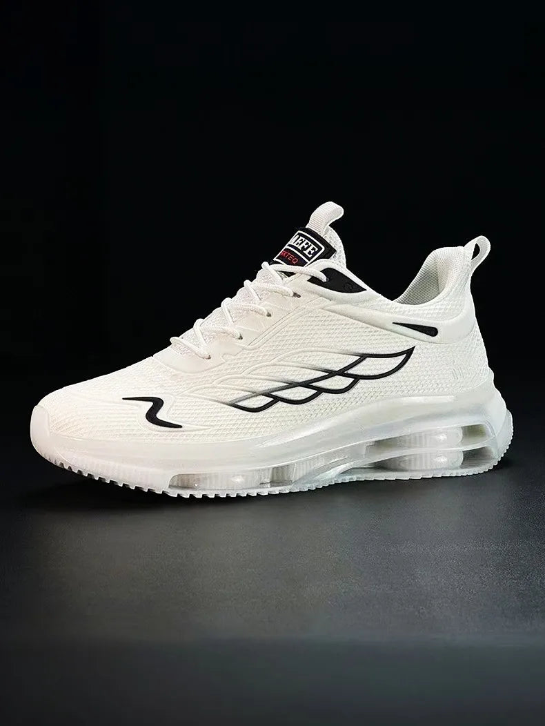 Casual Running Shoes for Men Breathable Knit Sneakers Mens Tennis Trainers 2025 New Fashion Sports Shoes Shock-absorb Sneakers