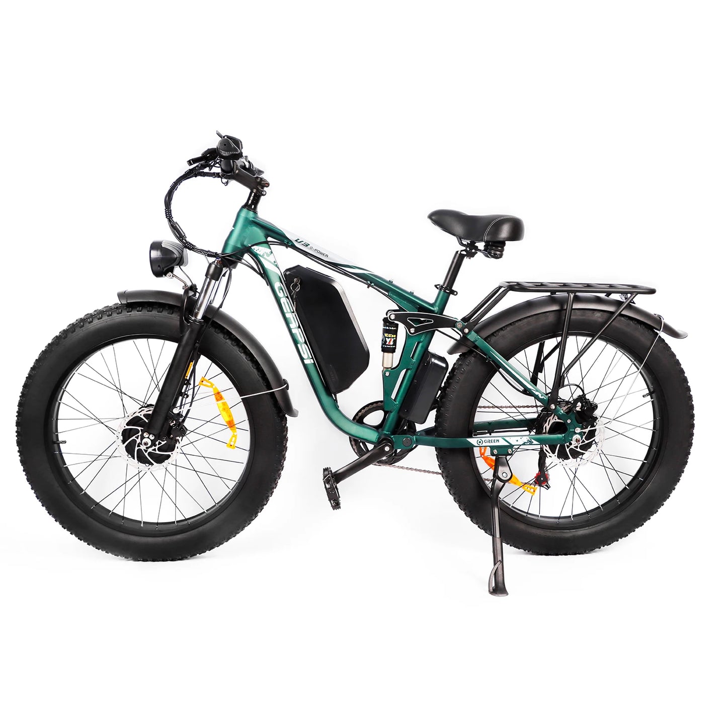 3000W High-Power Electric Mountain Bike BAOLUJIE DP-2603 - 48V 25AH Large Battery 26-Inch Wide Tires