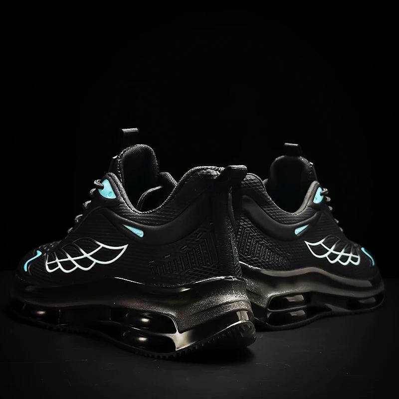 Casual Running Shoes for Men Breathable Knit Sneakers Mens Tennis Trainers 2025 New Fashion Sports Shoes Shock-absorb Sneakers