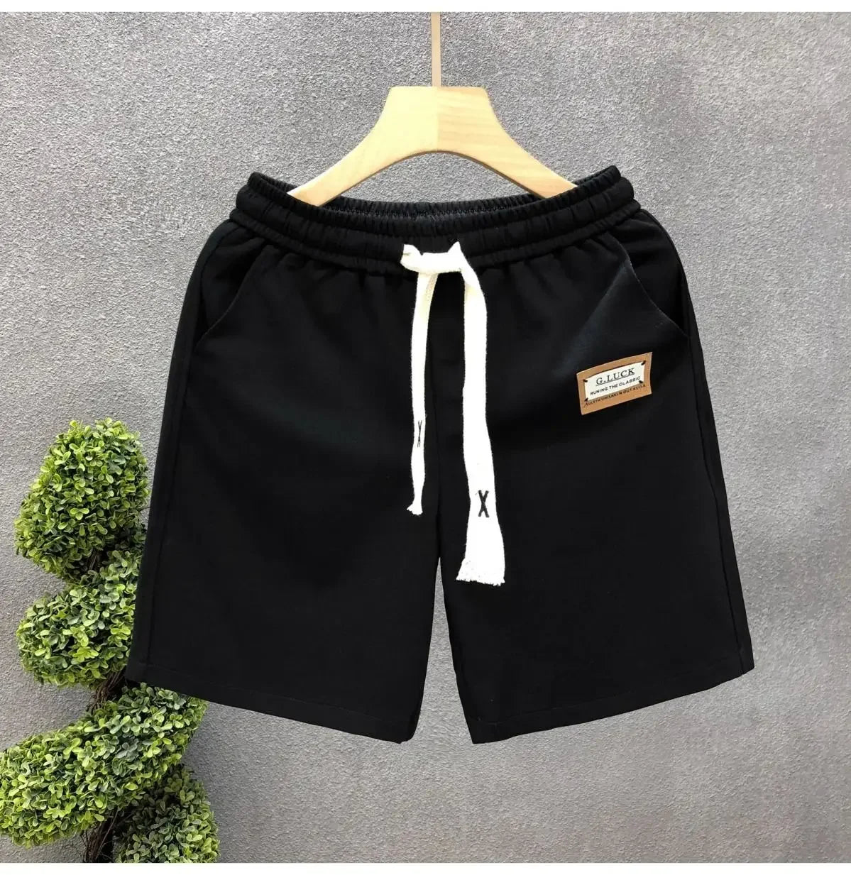 Men's Clothing White Shorts Summer 5-Inch Casual Trendy Sporty Lightweight Versatile Streetwear Fashion New