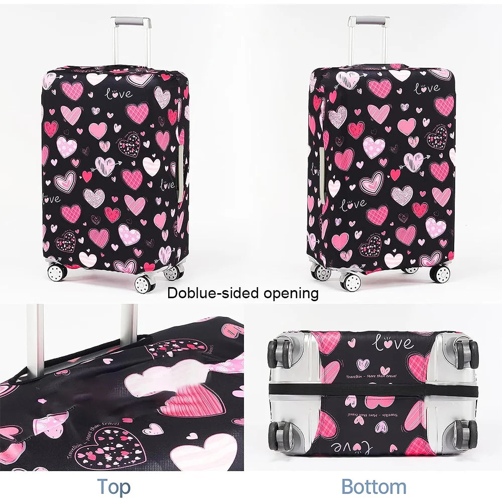 Luggage Cover Suitcase Cover Protector Suitcase For 18-32 Inch Luggage Boot Washable Prevent Scratches Travel Accessories