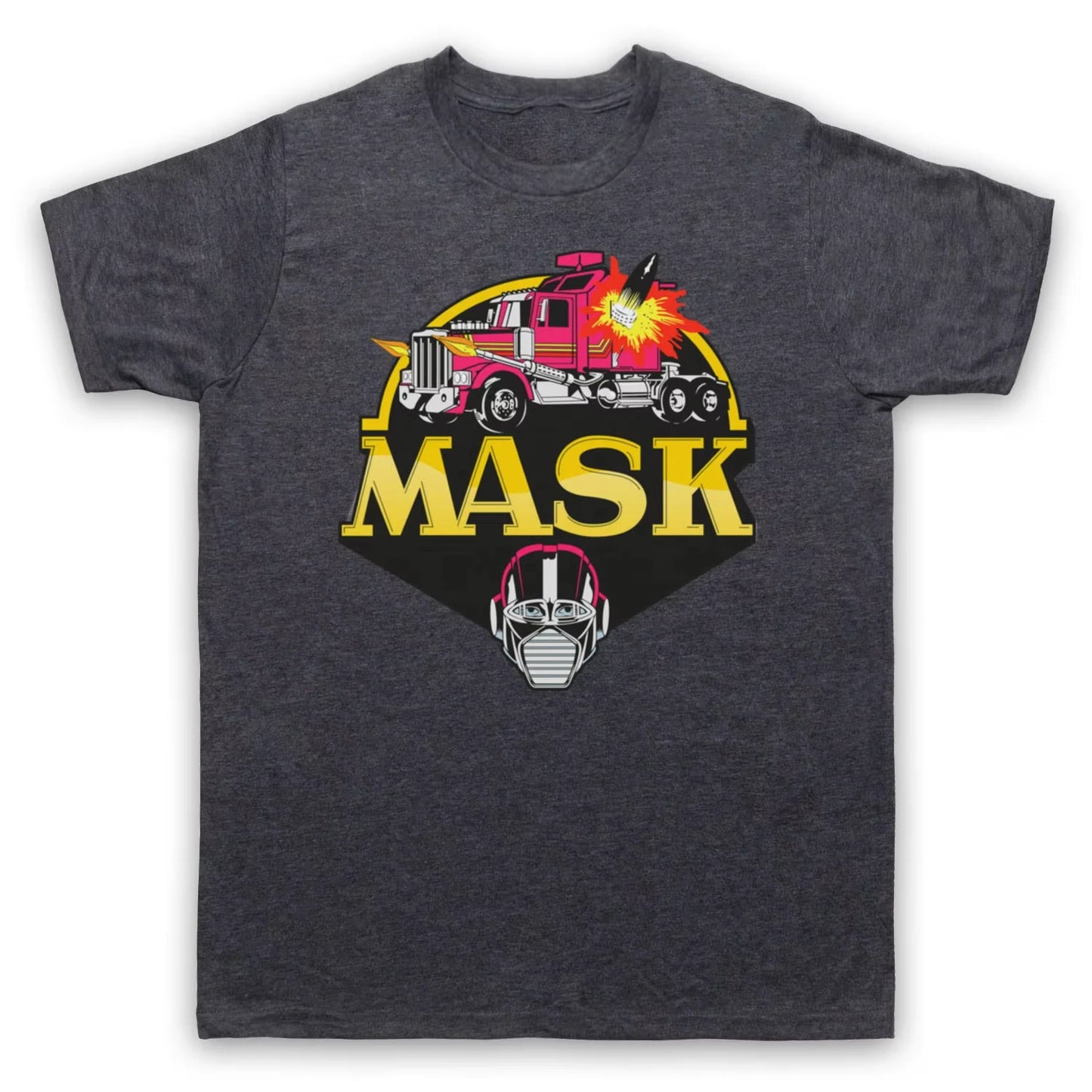 2025 T-shirts Are Selling Well in Summer M.A.S.K. MASK 80'S CARTOON LOGO ANIMATION Animated Peripheral T-shirt Women Men Fashion