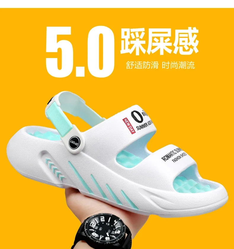 Men's Summer Sandals Men's Home Slippers Walk Around Home Original Brands Shoes Men's slippers Flip Flop Male Slipper Slipers