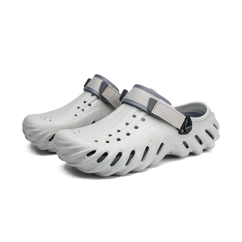 Luxury Man Sandal for Men Brand Men's Shoes 2025 White Sandals Flat Sandals Mens Soft Sandles Summer Shoes Sale Slippers Slipers