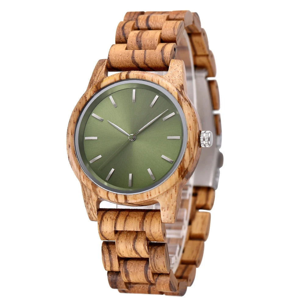 Watches Wooden Watches Men's Handmade Vintage New Wooden Quartz Watches with Stylish Natural Wooden Watches Uniquely Customized