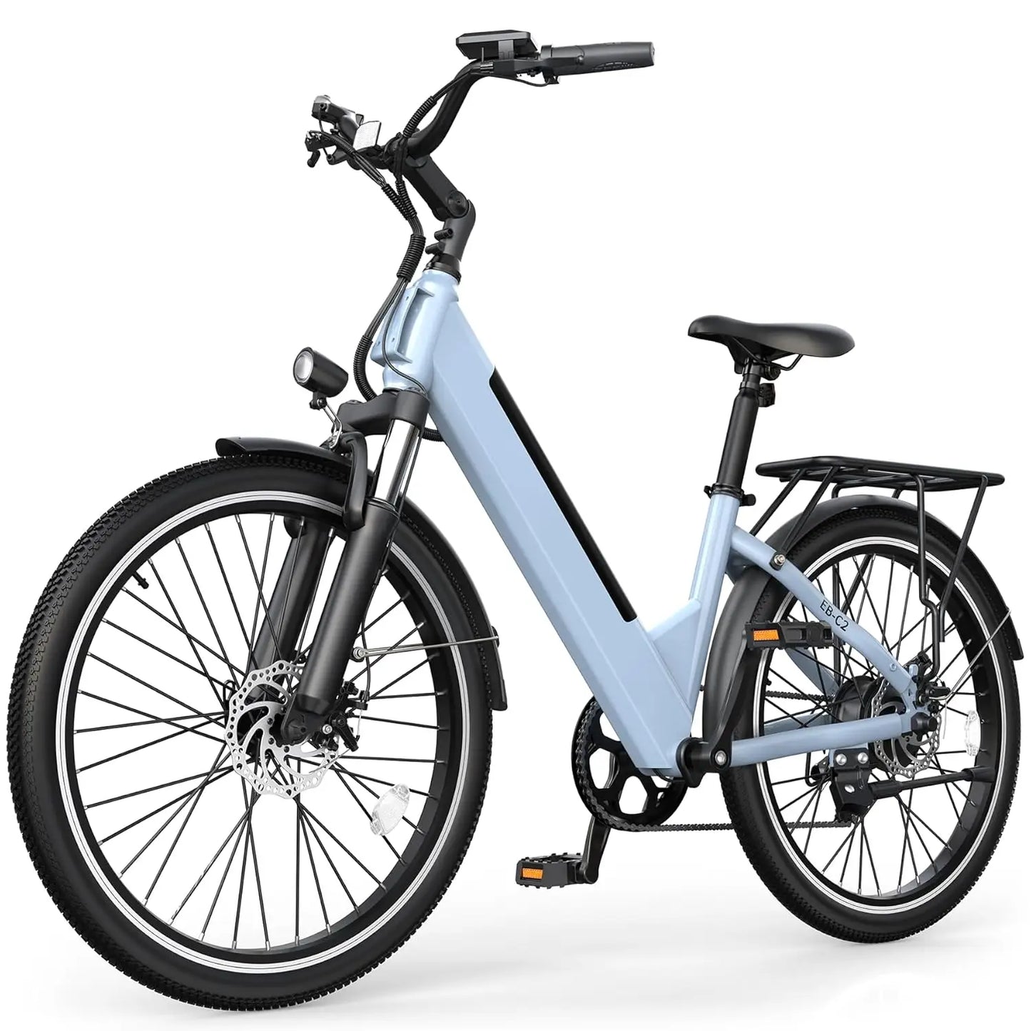 Electric Bike for Adults,26" Step-Thru EBike with 1000W Peak Motor,50 Miles 21.7MPH Adult Electric Bicycles with, Customized