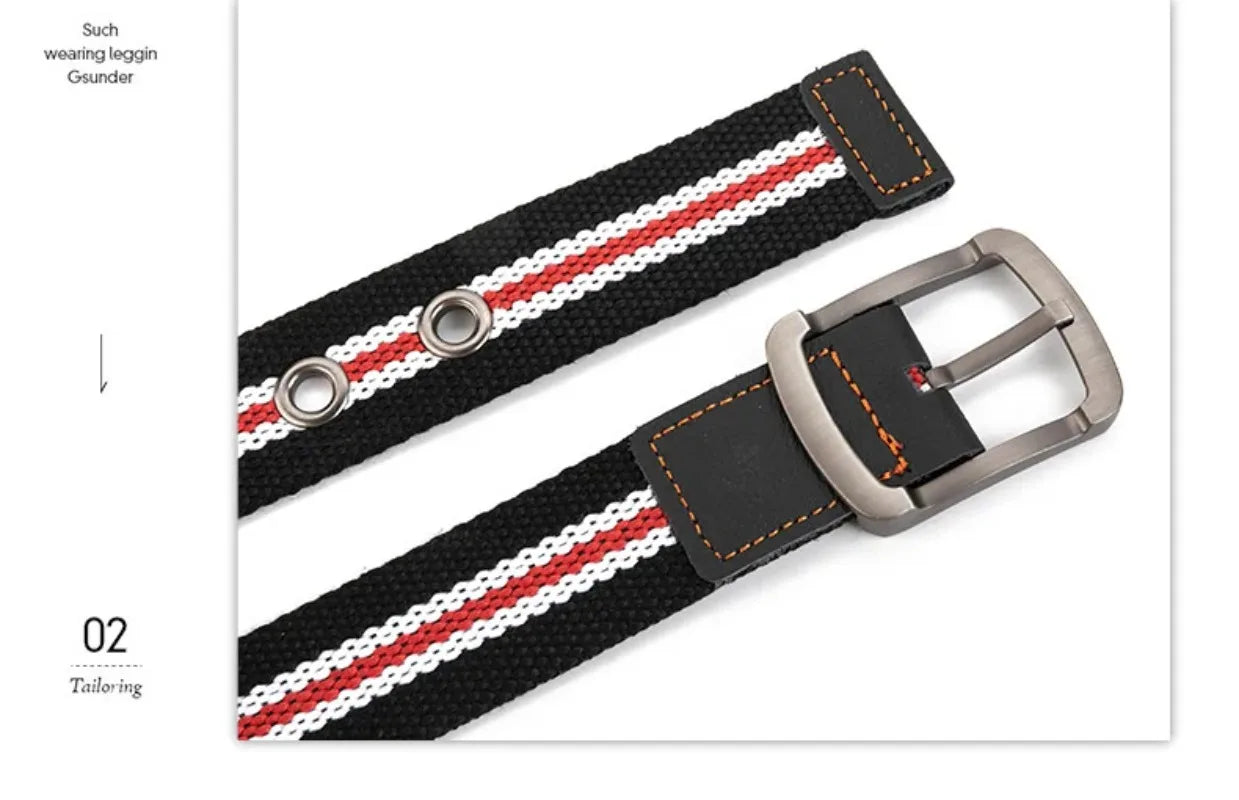Canvas Belt Outdoor Tactical Belt Unisex High Quality Canvas Belts for Jeans Male Luxury Casual Straps Ceintures