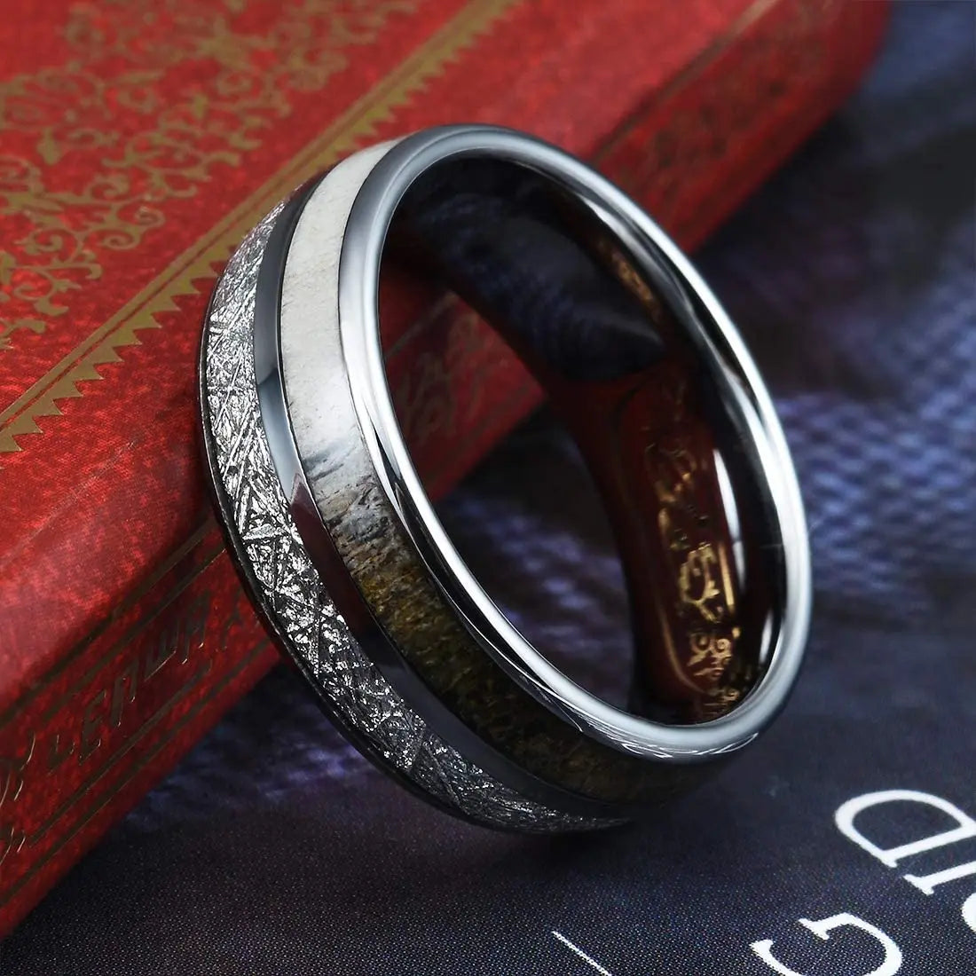 Fashion Viking Tree Of Life Stainless Steel Abalone Shell Rings For Men Odin Norse Viking Rune Rings Retro Amulet Jewelry Gift
