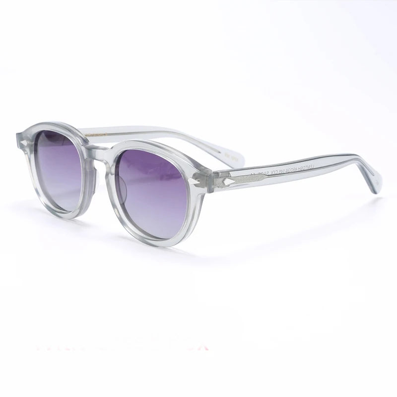 Men's Sunglasses Woman Johnny Depp Polarized Sun Glasses Acetate Frame Luxury Brand Vintage Driver's Shade