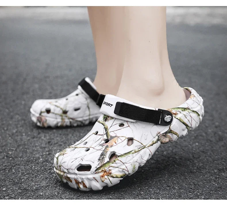 Flat Sandals Men Shoes 2024 Slippers Men Garden Platform Sandals Man Summer Sandals Male Sneakers Outdoor Flip Flops Home Clogs