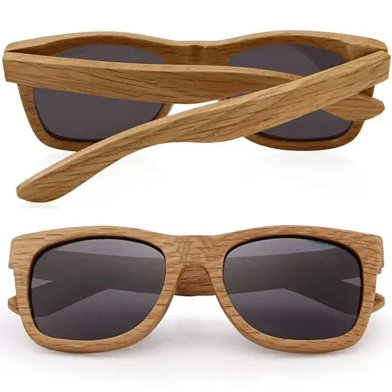 2024 Wood Bamboo Sunglasses for Men Women Classic Fashion Vintage Driving Sun Glasses Boy Black Fishing Eyewear UV400 Eyeglasses