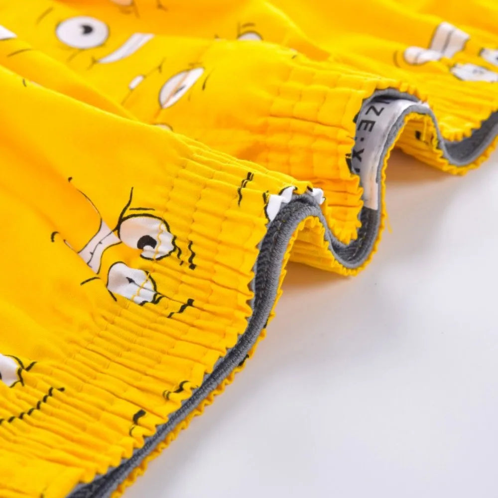 1PC 100% cotton men's underwear soft comfortable men's underwear men's shorts home loose elastic men's printed pants breathable