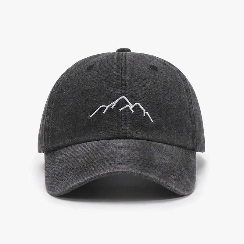 Baseball Cap for Men Women Soft Washed Cotton Mountain Range Embroidery Dad Hats Fashion Outdoor Sports Golf Caps Dropshipping