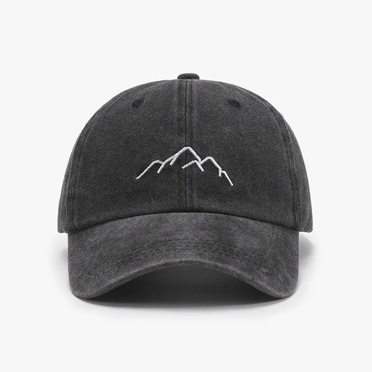 Baseball Cap for Men Women Soft Washed Cotton Mountain Range Embroidery Dad Hats Fashion Outdoor Sports Golf Caps Dropshipping