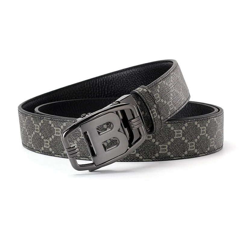 2025 New Business Men Belts Casual Fashion Luxury work belt Designer Famous Brand Male B Buckle Leather Belt for men jeans