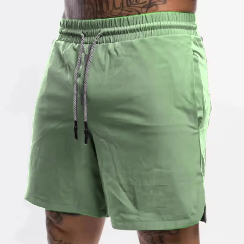 Men Hot Shorts Light Weight Thin Short Pants Running Squat Fitness Shorts Men GYM Wear Quick-drying Drawstring Shorts