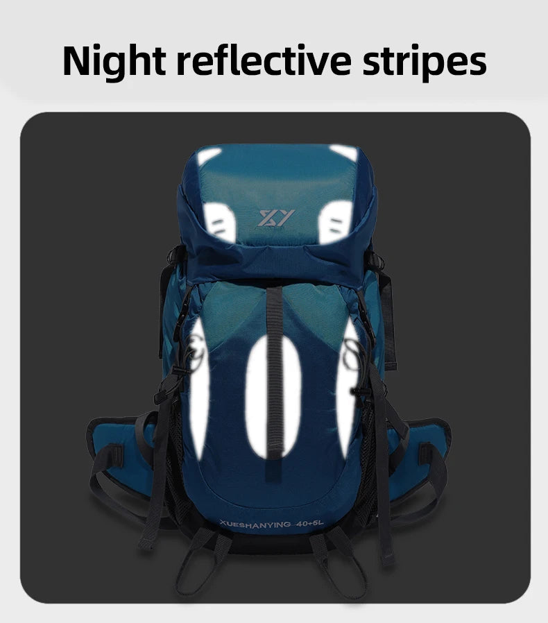 Camping Backpack Travel Bag Men Women Hiking Trekking Climbing Rucksack Outdoor Sports Bags Large Capacity Luggage Shoulder Bag